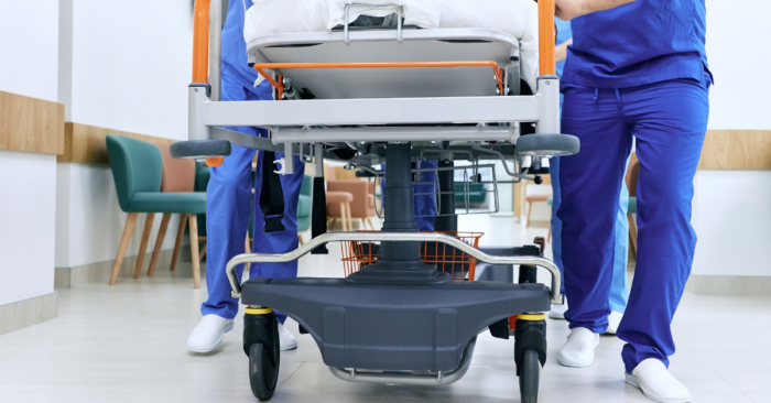 nurses taking a patient for surgery