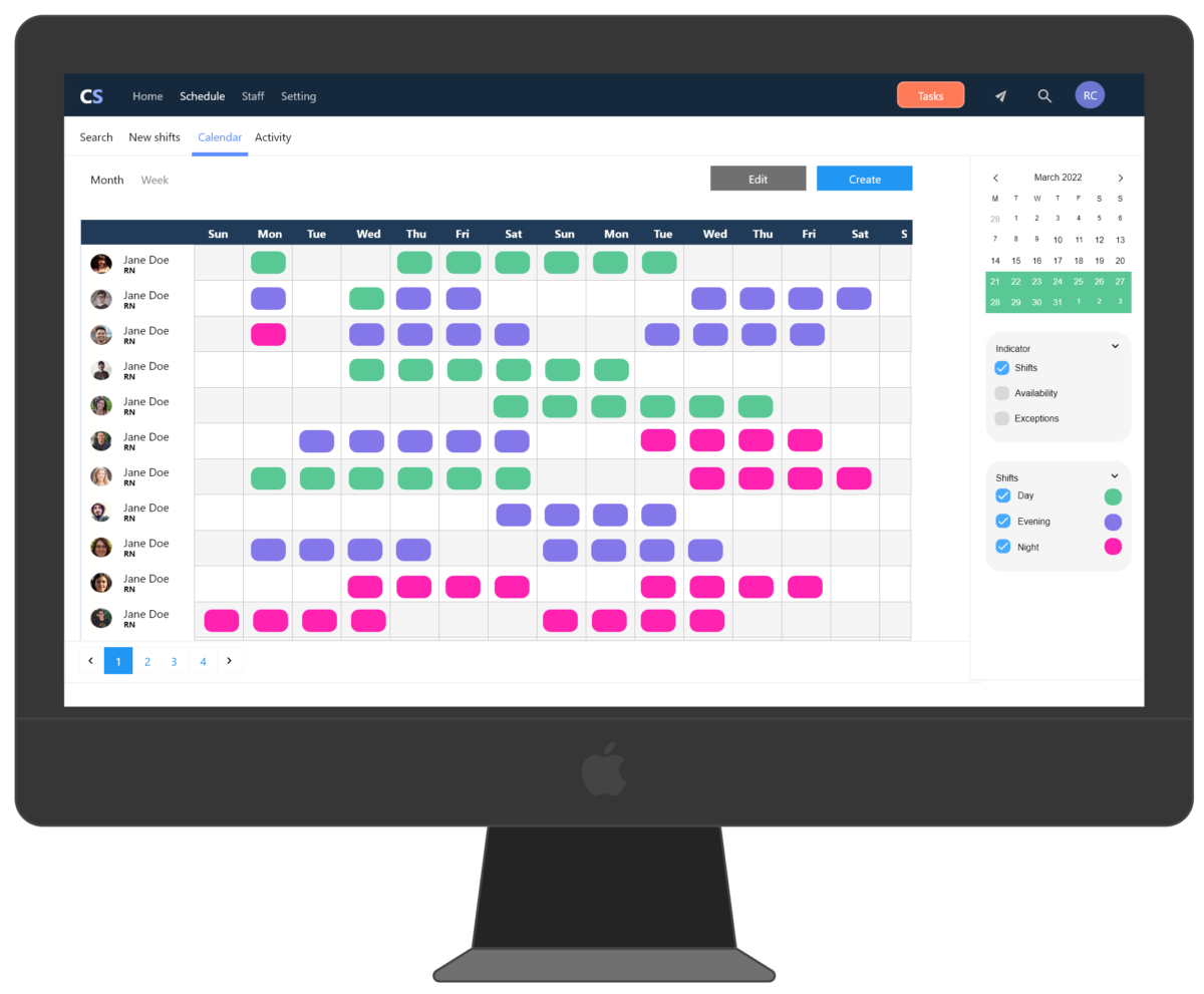 schedule builder